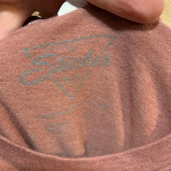 Austin,Texas softy souvenir line drawing t-shirt. Washed out red in a size L - Picture 5 of 6